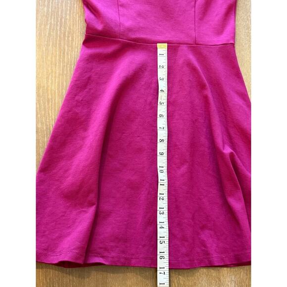 Lulus Fushia Dark Pink Off The Shoulder Dress size S - Picture 9 of 9